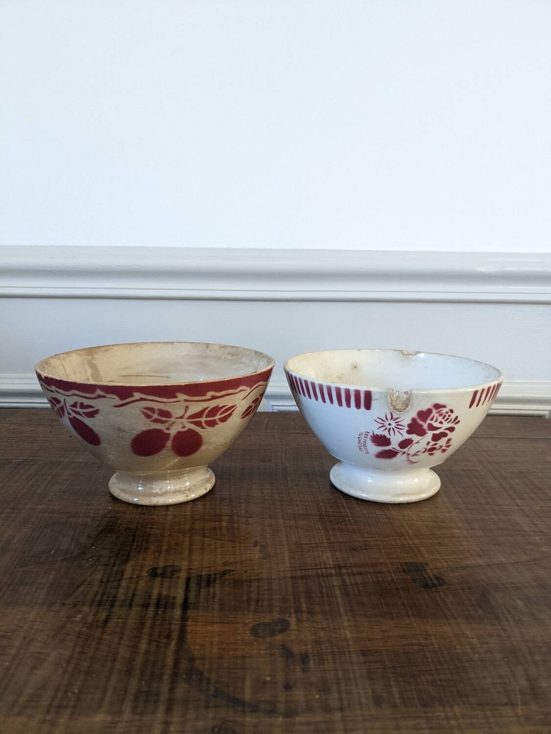 2 old bowls