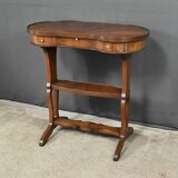 Louis XVI Style Mahogany and Rosewood Marquetry Coffee Table – Late