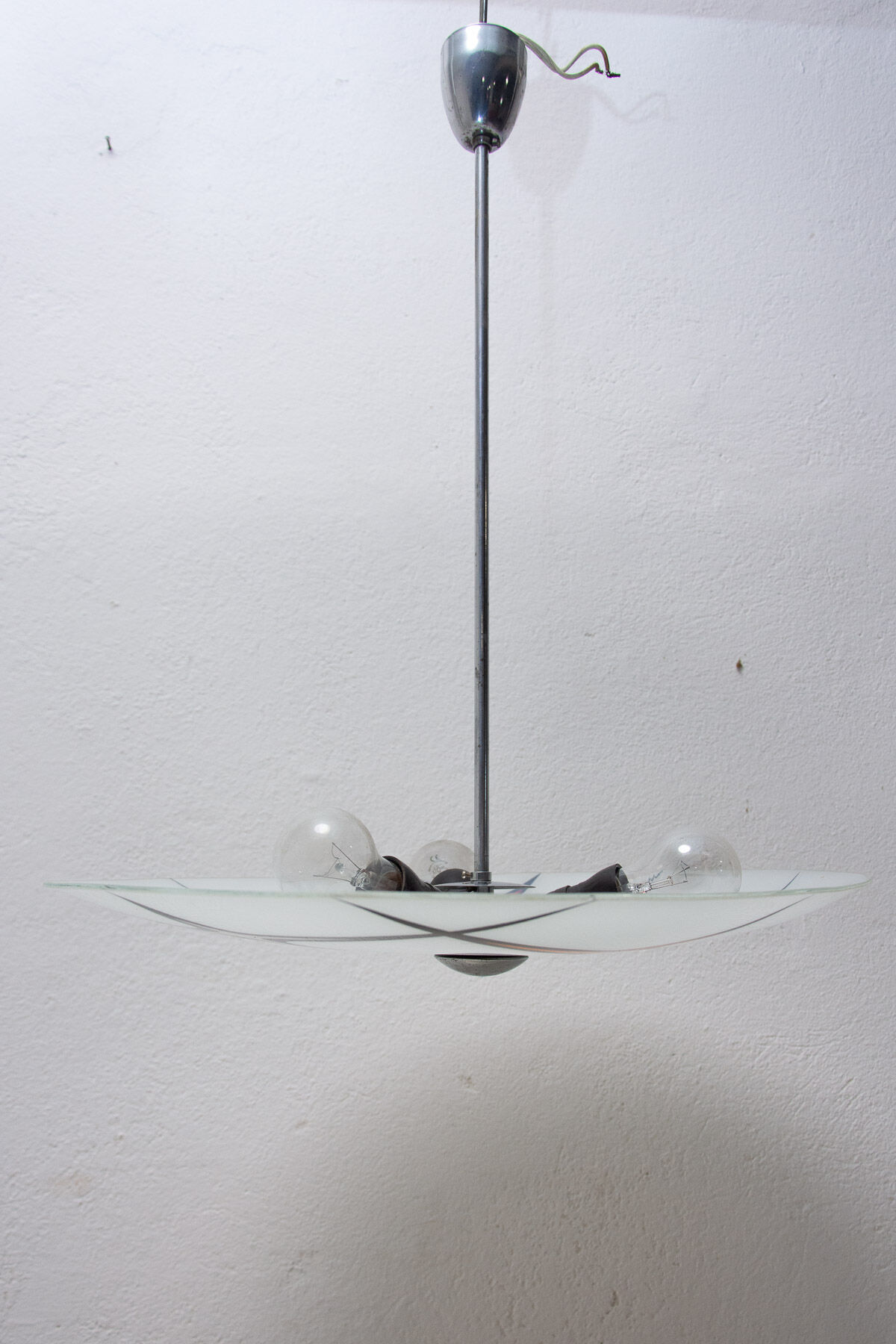 Mid century space age pendant, 1960´s, Czechoslovakia