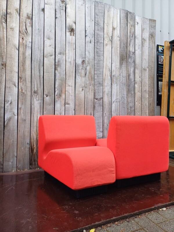 Vintage modular Pizza seating element by Don Chadwick for Herman Miller