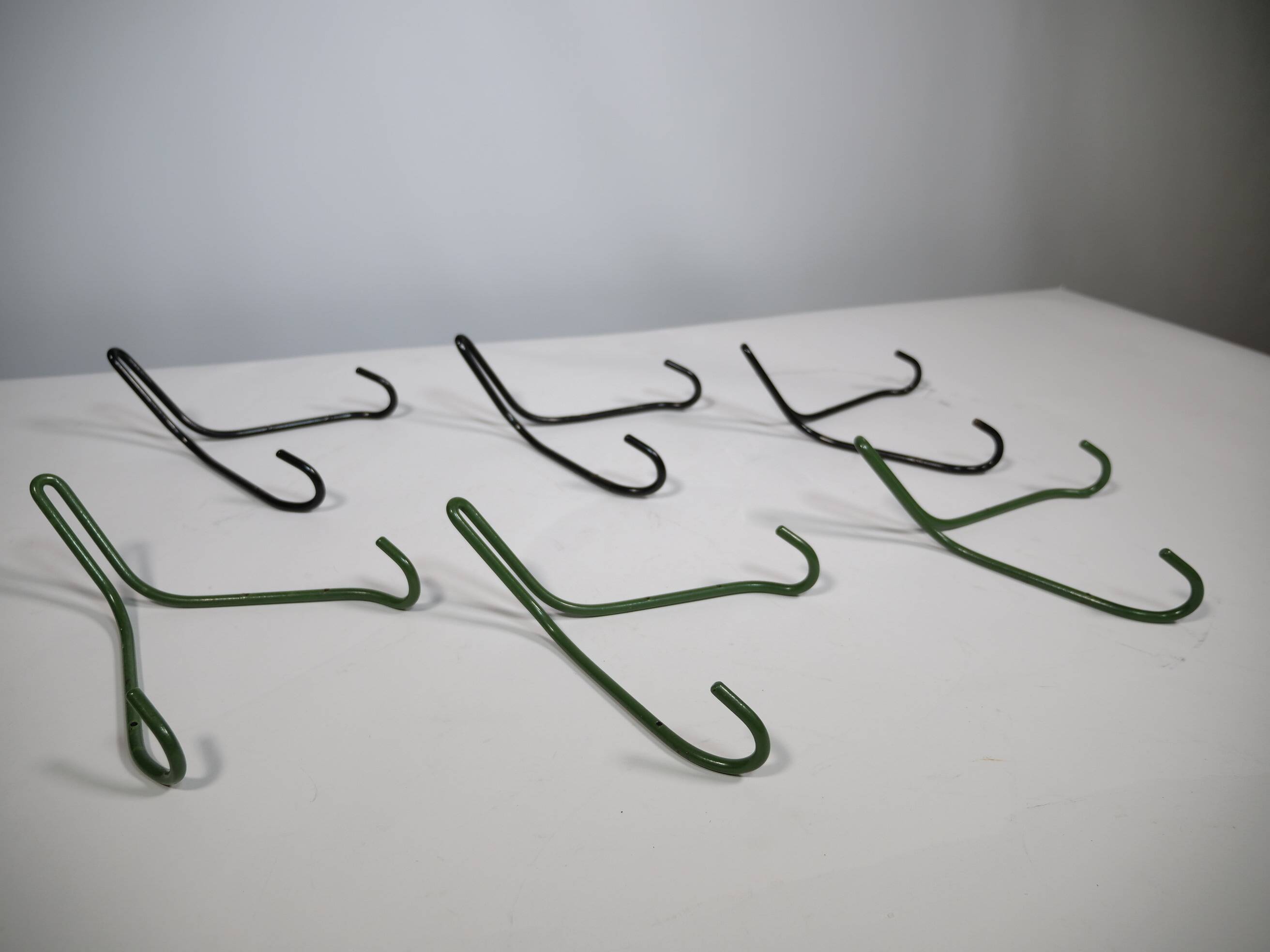 Modular String Wall Hooks, Set of 6 , 1960s