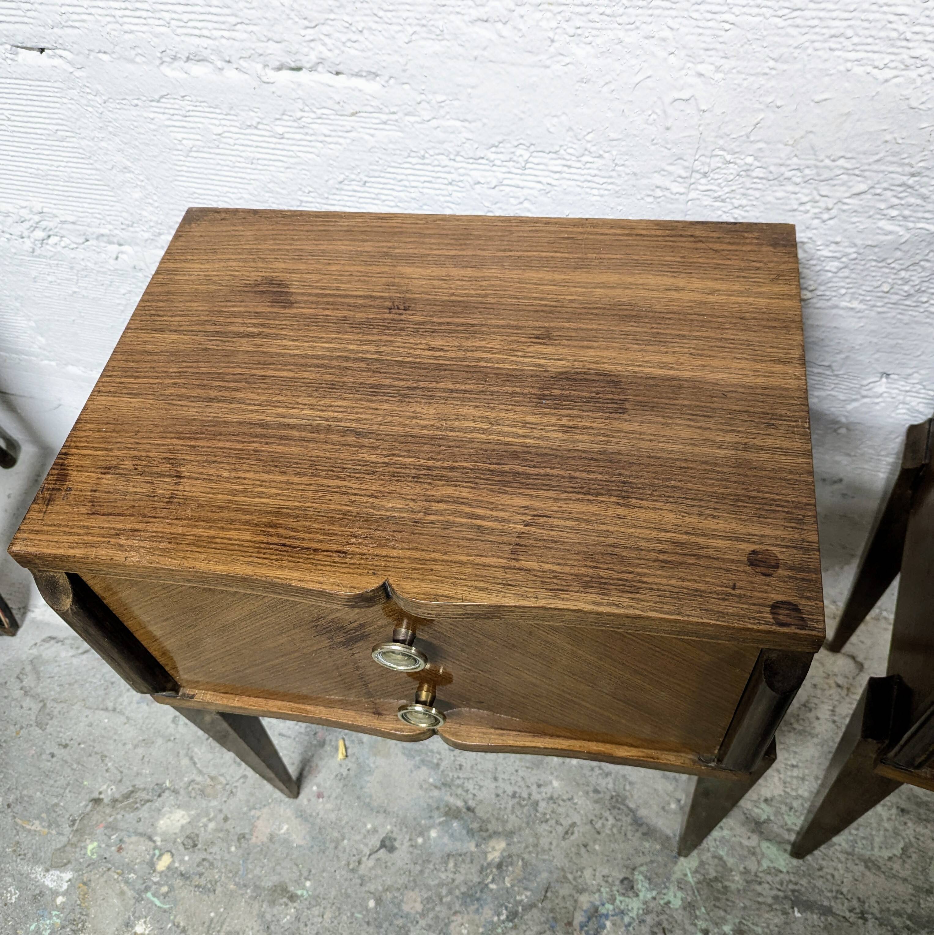 Pair of Art Deco bedside tables