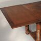 Modernist oak dining table, France, 1940–1950