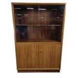 Display cabinet/vintage wooden bookcase