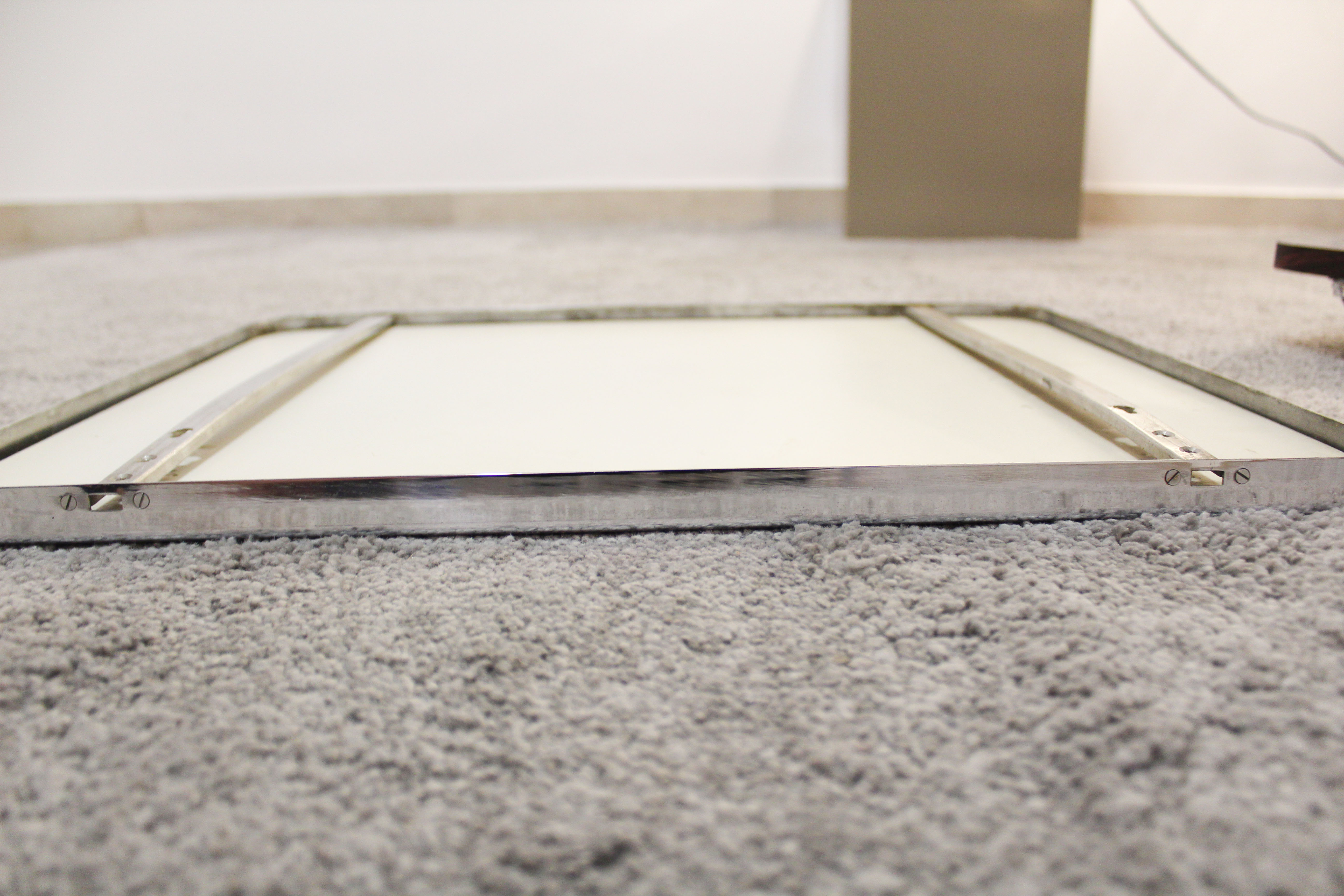 Mirror with chrome chronicle, Italy 60