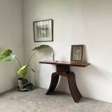 Art Deco style console with mahogany marquetry
