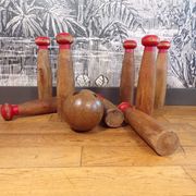 1900 wooden bowling game