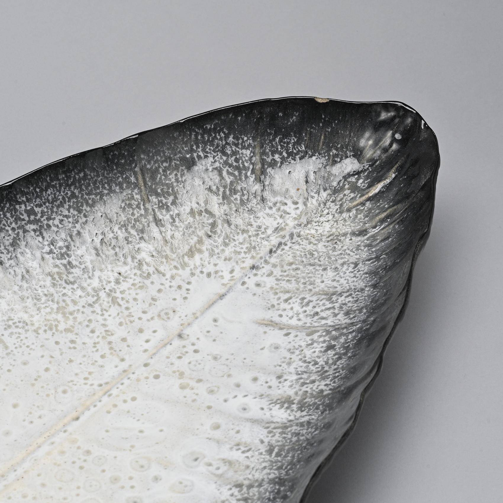 Large ceramic dish by Pol Chambost, France 1955