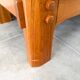 Large elm chest of drawers from Maison Regain, vintage 80s.