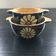 Pair of 2 antique ear bowls