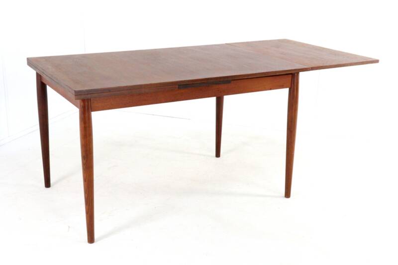 Lübke extendable rectangular dining table mid century modern