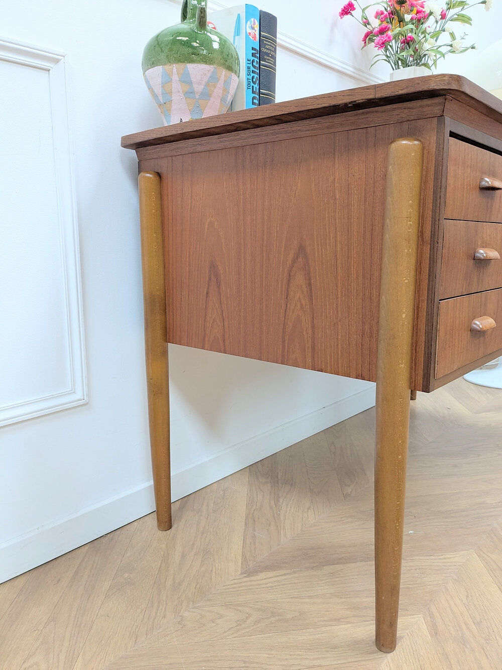 Bureau scandinave en teck