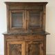 Antique wooden sideboard with marble top