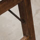 Console vintage industrielle pliable en bois