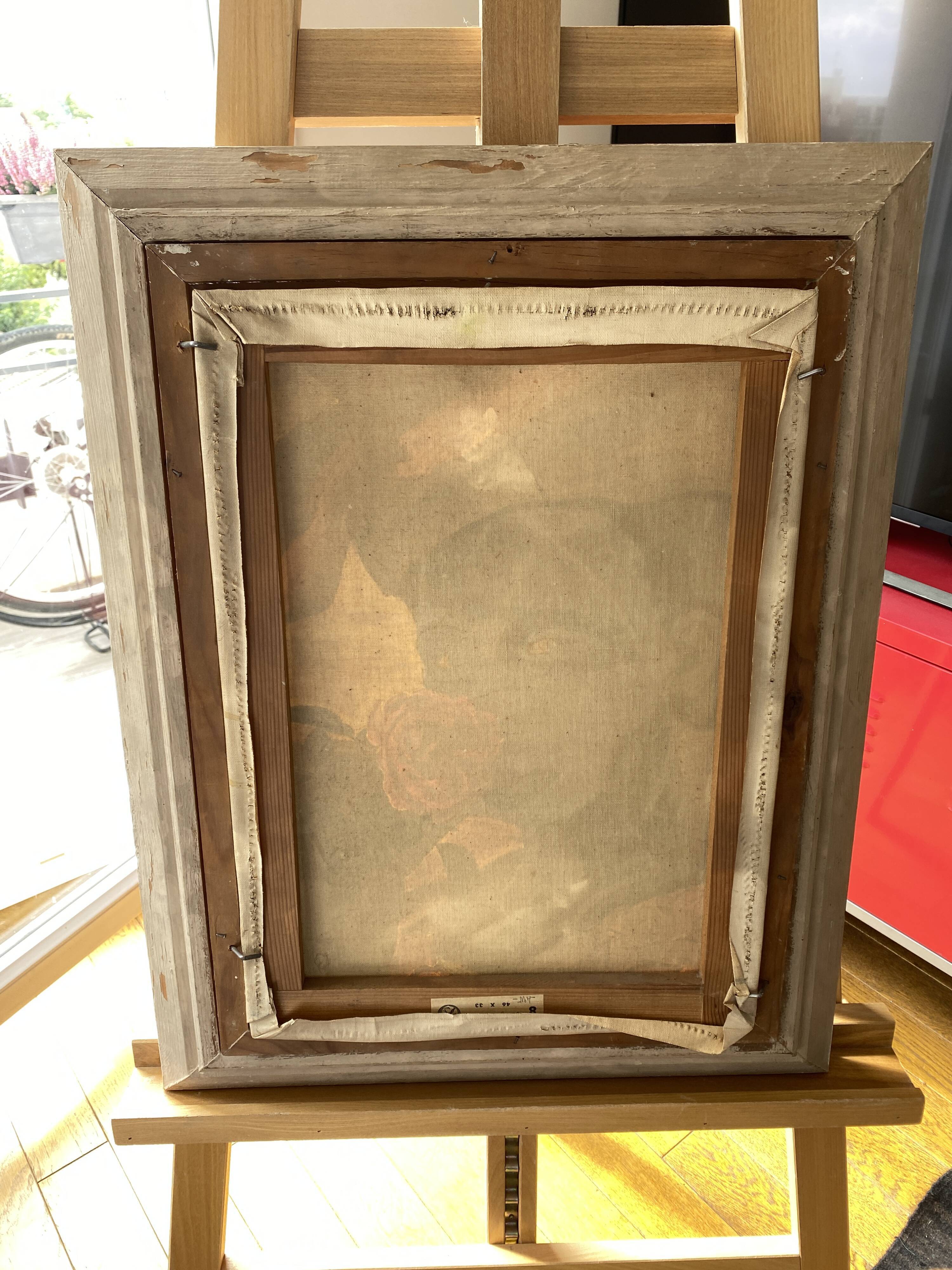 Portrait of a woman with a rose