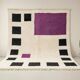 Off-white rug with geometric patterns, 200cm x 250cm