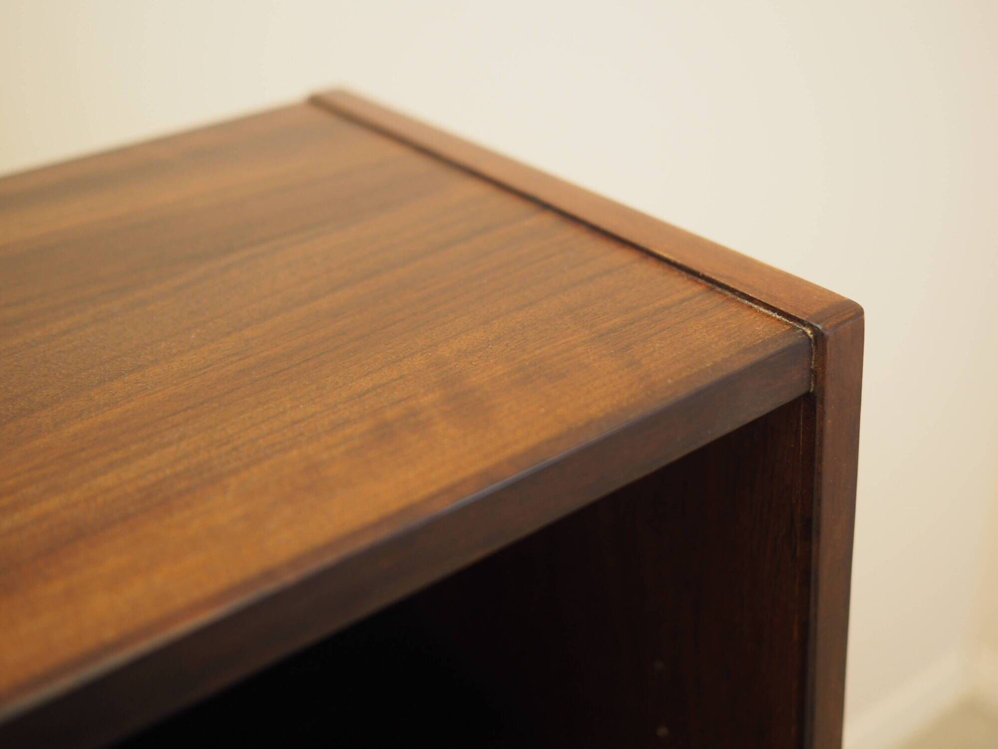 Bookcase with bar cabinet, rosewood veneer, Denmark, 1970s