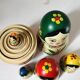 Poupées Russes Matriochkas traditionnelles relookées série de 5