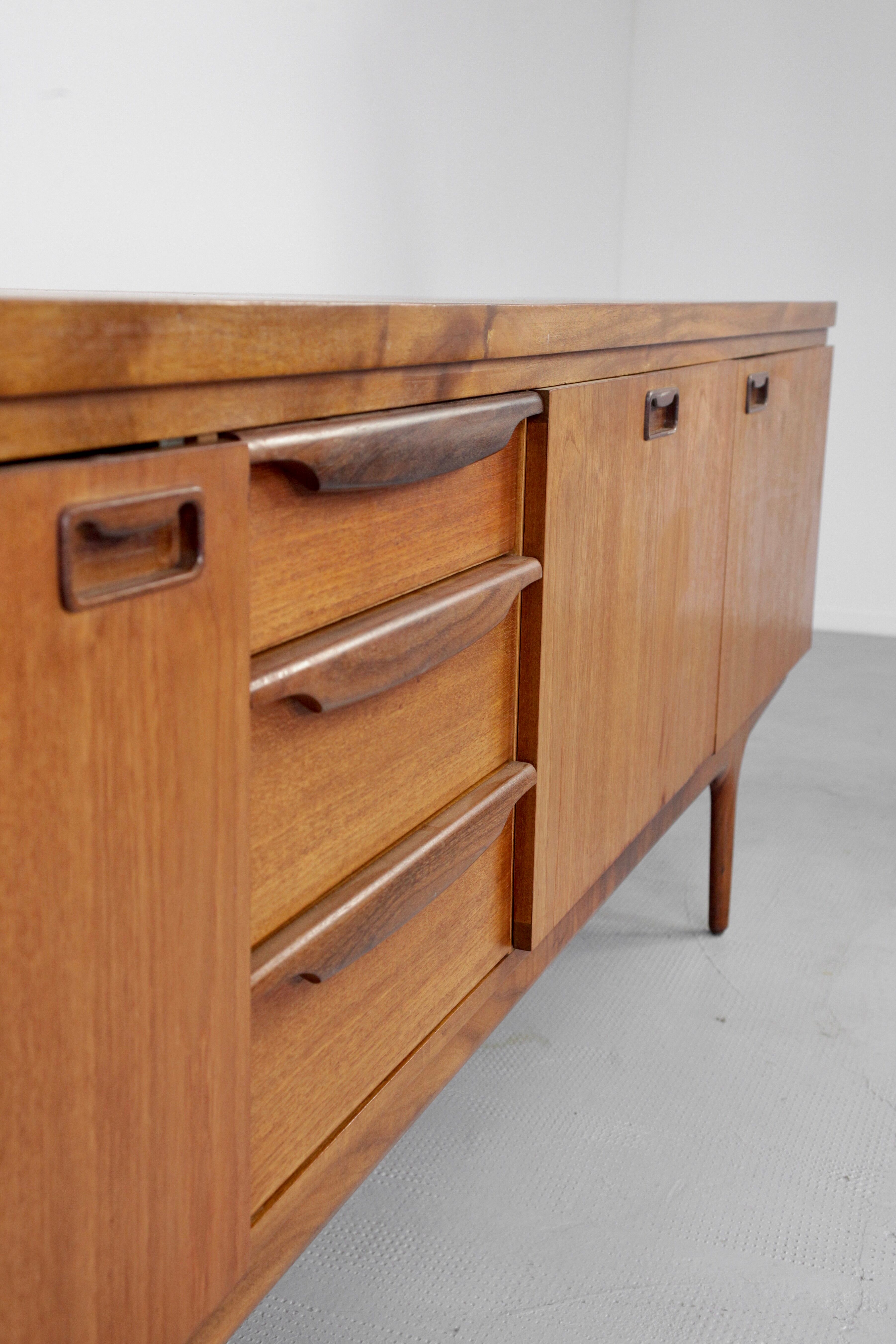 Midcentury greaves & thomas teak and afromosia sideboard