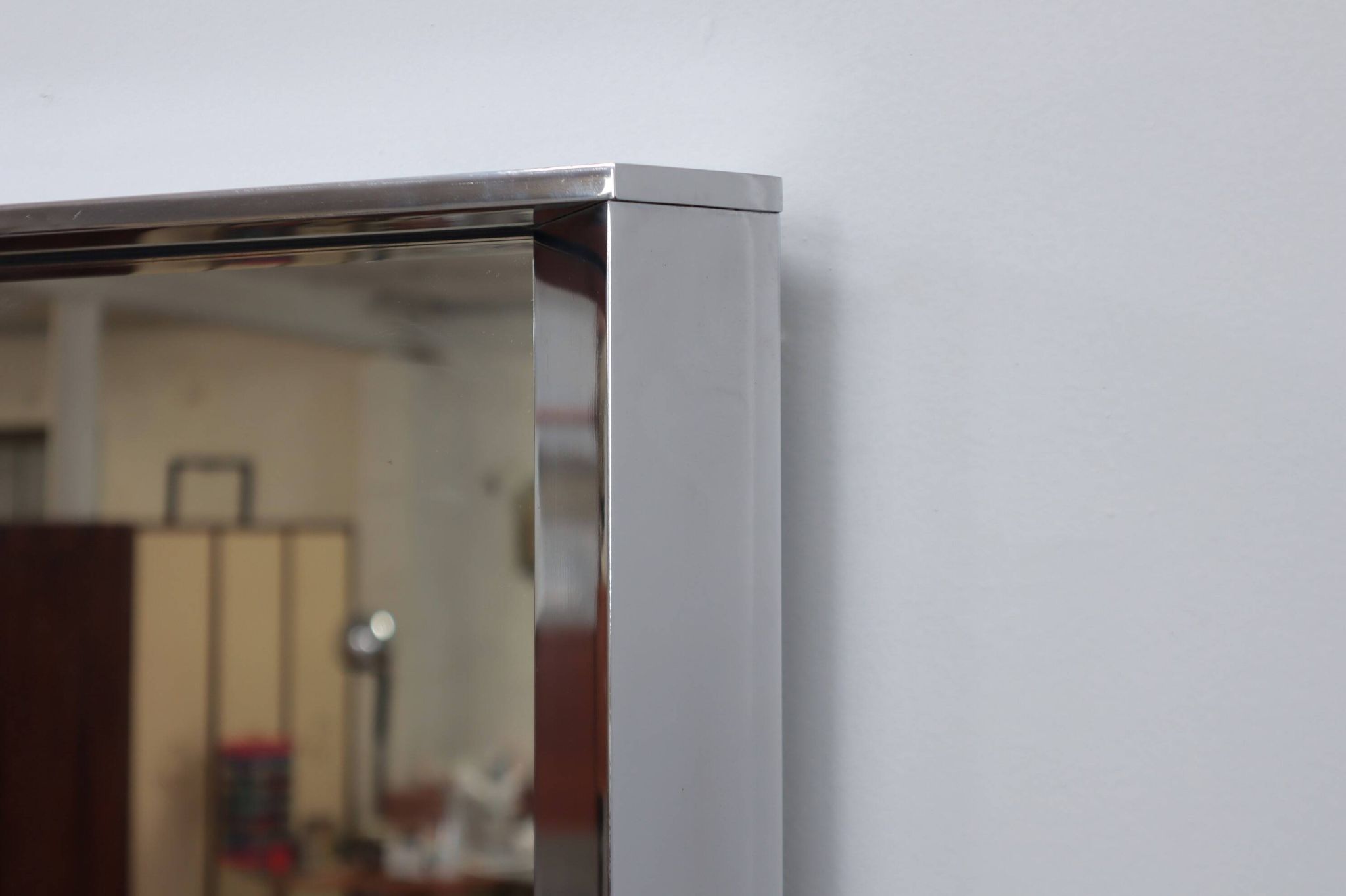 Miroir d'angle en forme de prisme triangulaire vintage des années 1970