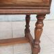 Farm table in walnut