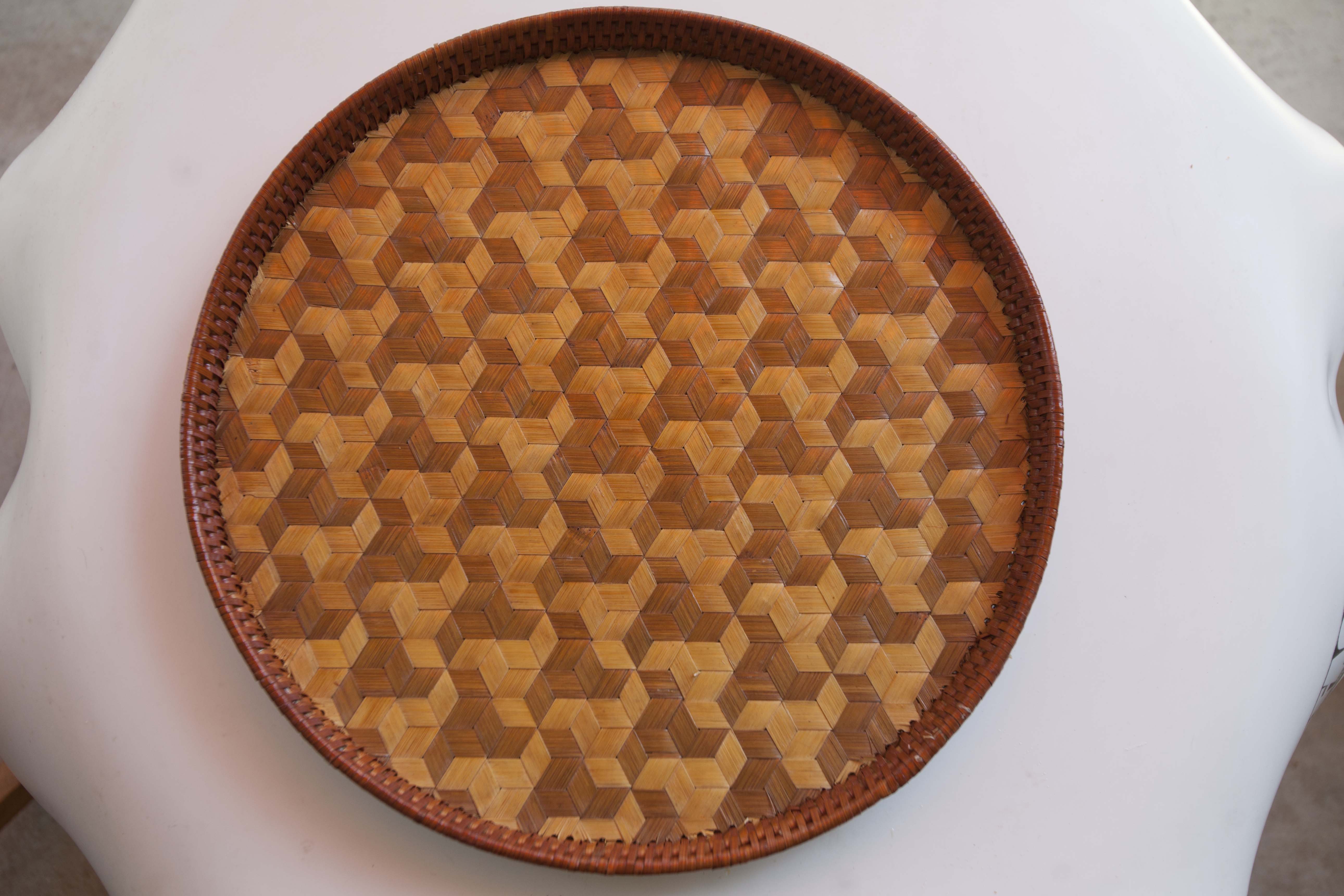 Wicker tray 1949