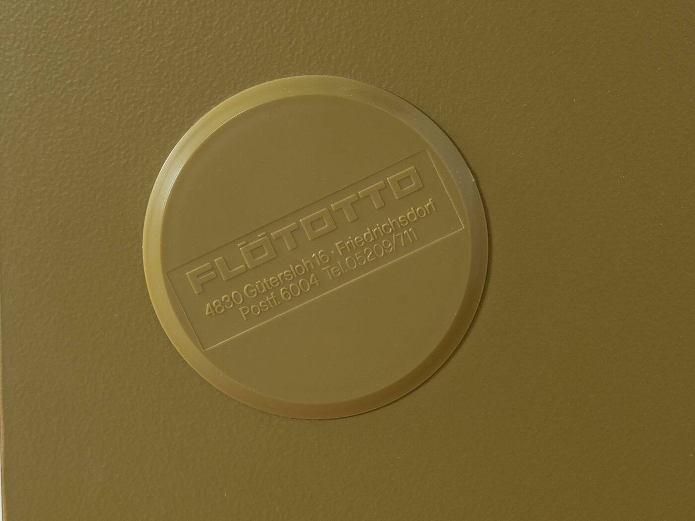 Two-piece profile system by Flötotto from the 1970s, vintage