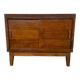 LOW FURNITURE RUSTIC SIDEBOARD MODERNIST ENFILADE HAS 2 DOORS IN CHENE - WIDTH 90 CM