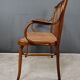 Curved beech bench, stamped J&J Kohn – Early 20th century