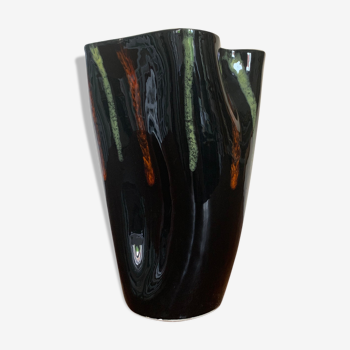 Vase Vallauris noir