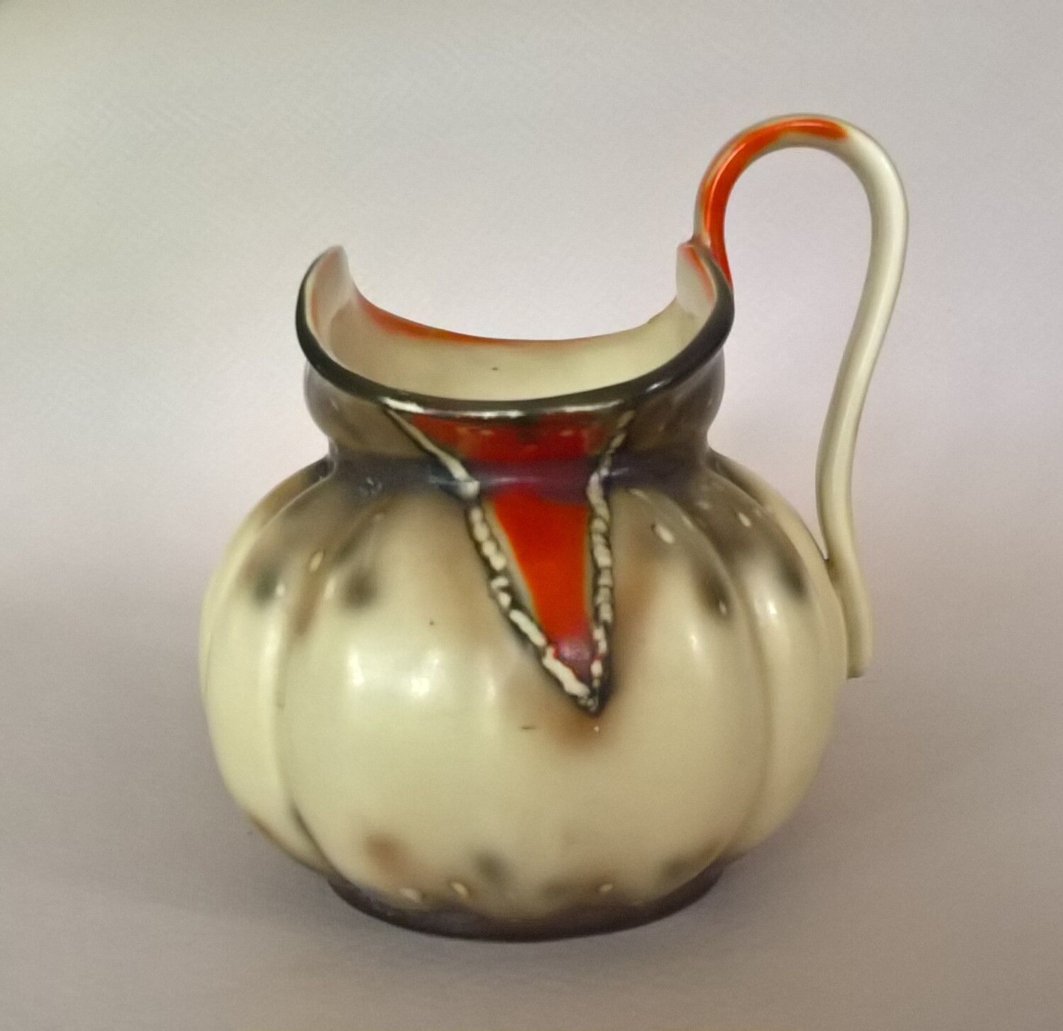 Czechoslovakian earthenware pitcher 3964