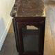 Display cabinet in carved wood, Louis XV style, 19th century.