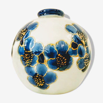 Camille Tharaud à Limoges vase boule vintage 1950