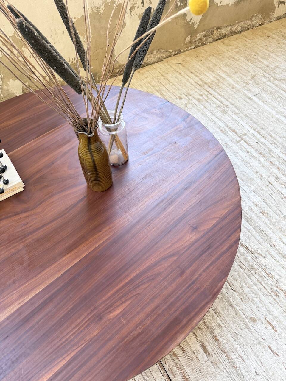 50s round tripod coffee table