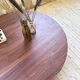 Table basse ronde tripode années 50