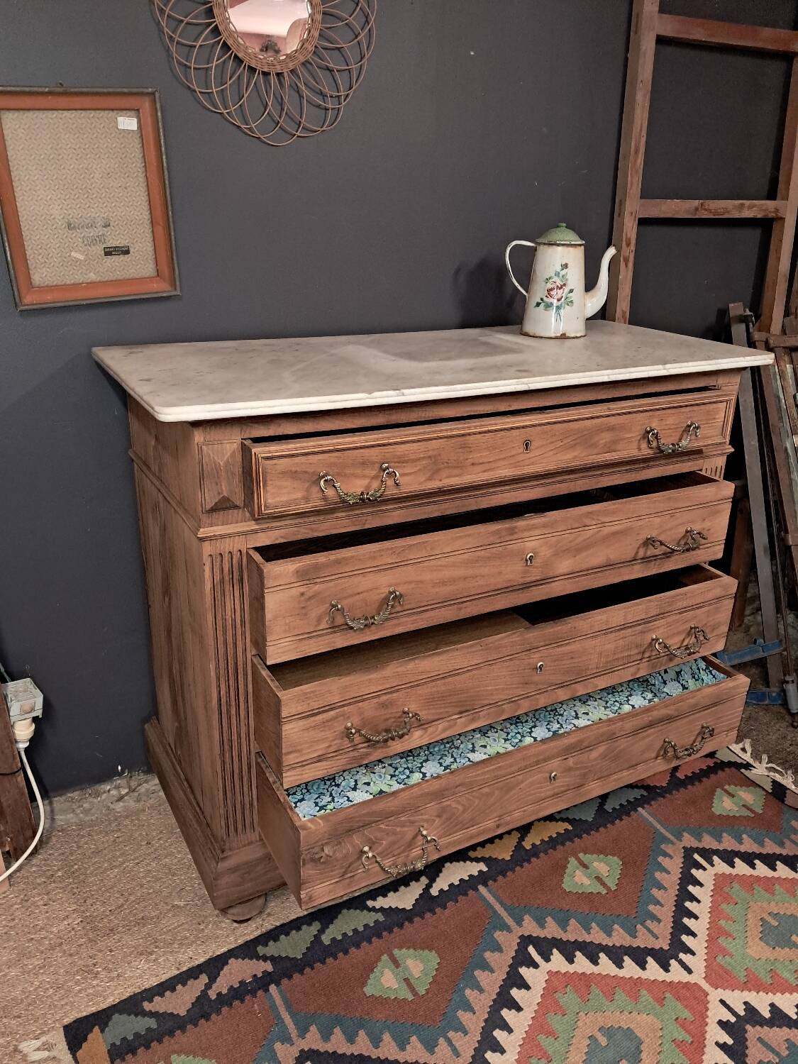 Old chest of drawers