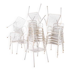 Série de 17 chaises Rio par EMU, fabriquées en Italie, 1970s