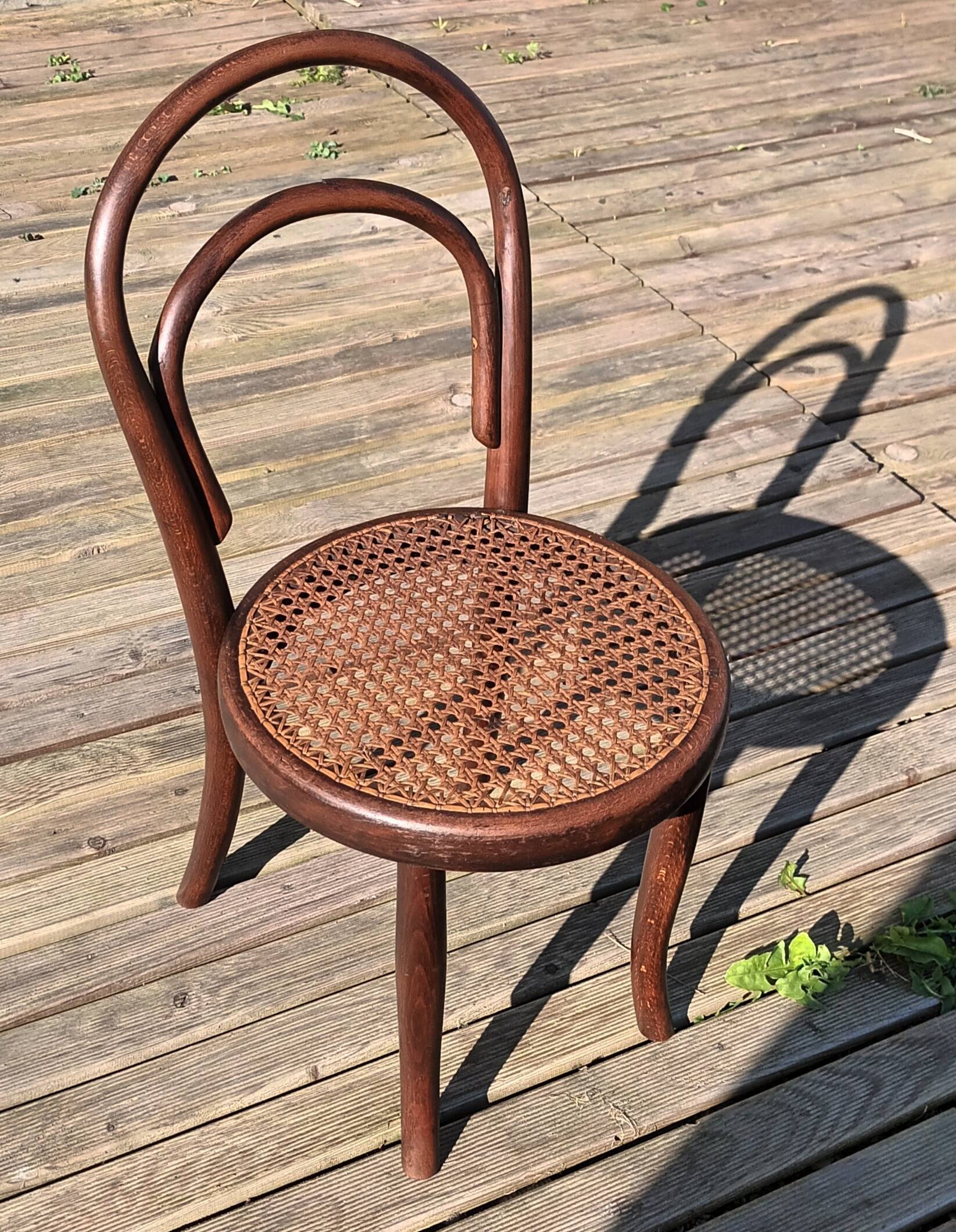 Chaise enfant Fischel début 1900 – Authentique & Vintage
