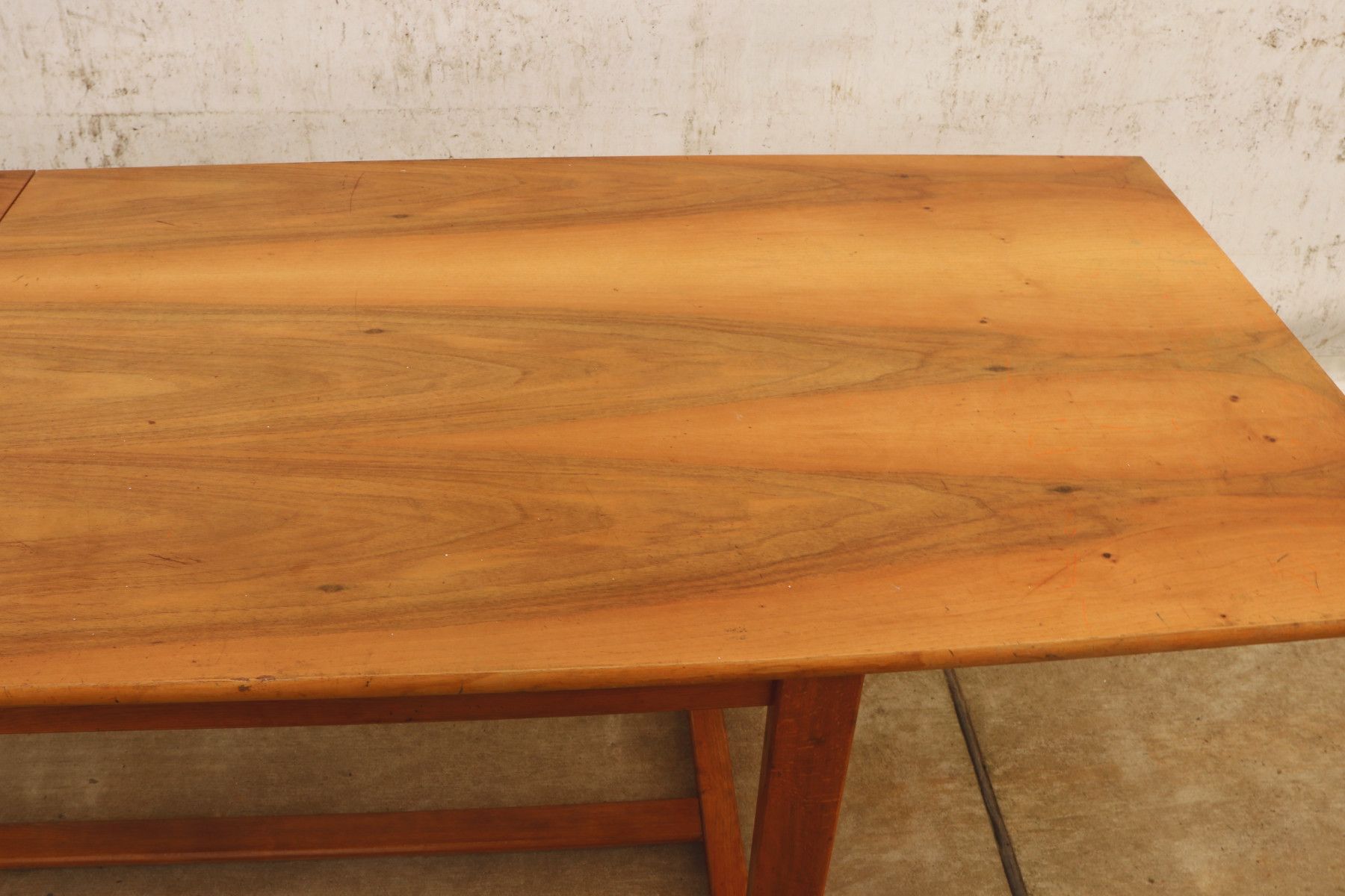 Walnut folding dining table by Drevotvar, 1980´s, Czechoslovakia