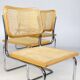 Serie de quatre chaise B 32 de Marcel Breuer