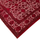 Hand-Knotted Bohemian Turkish 1980s 216 cm x 309 cm Red Carpet