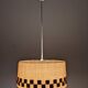 Wool and wood hanging lamp 60/70
