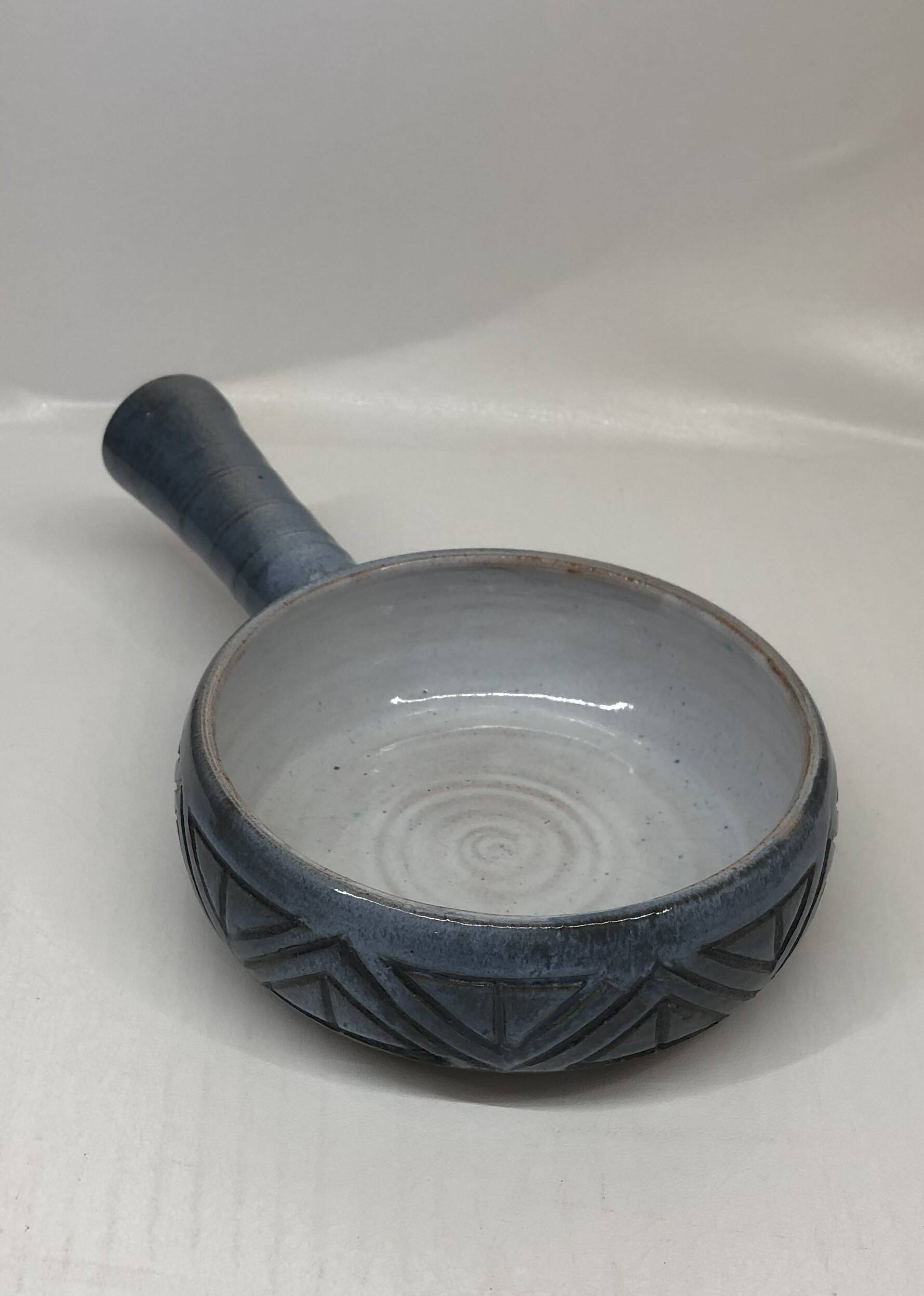 Scandinavian ceramic fondue pot