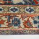 2x7 Navy Blue & Red Persian Runner Rug, 60x208Cm