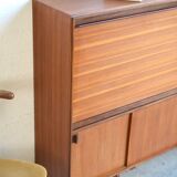 Teak bookcase/secretary * 153 cm