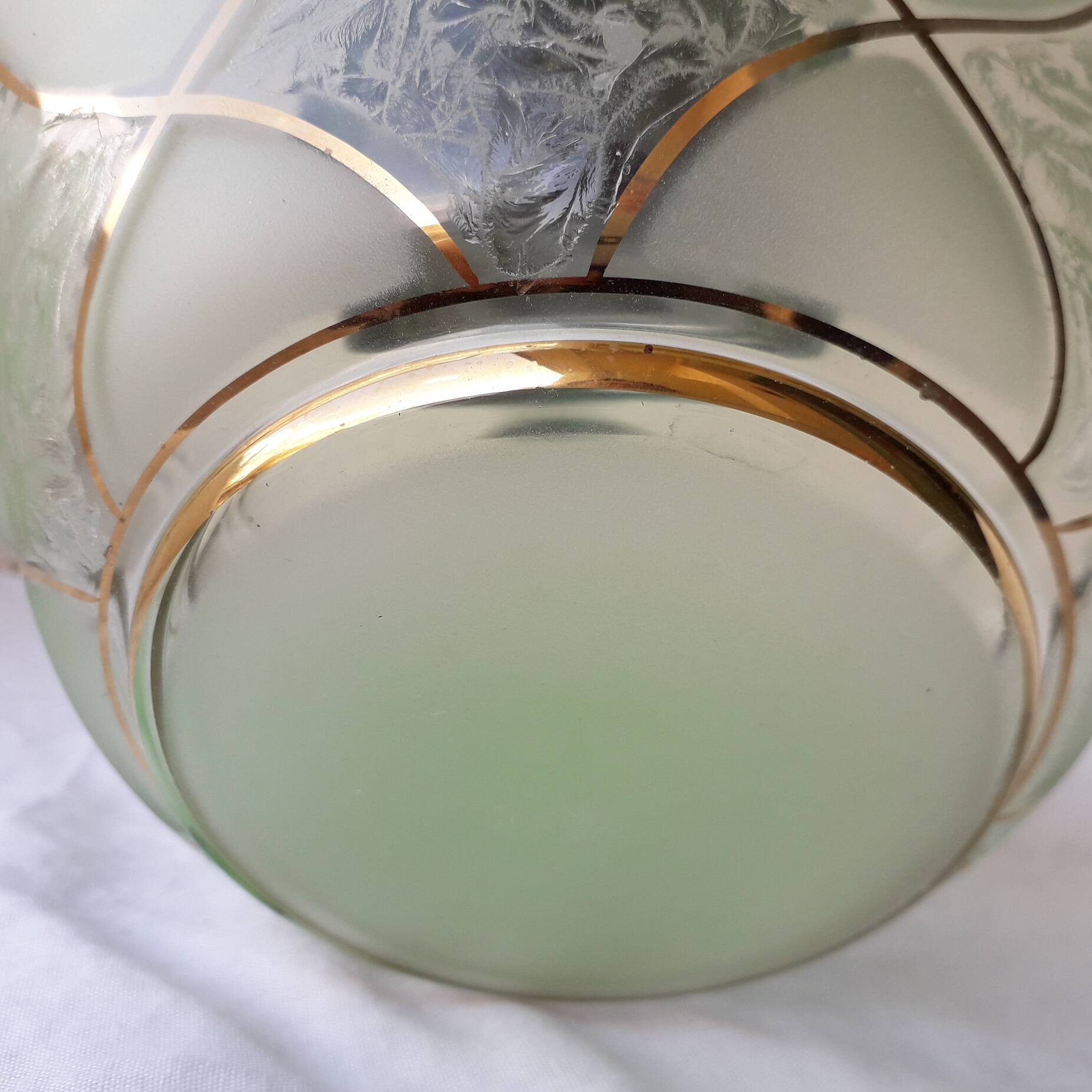 Suspension plafonnier en verre