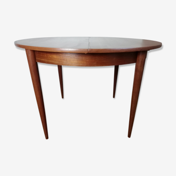 Table ronde extensible scandinave