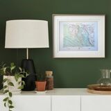 Kvarner Bay, Croatia. Original map printed in 1878.