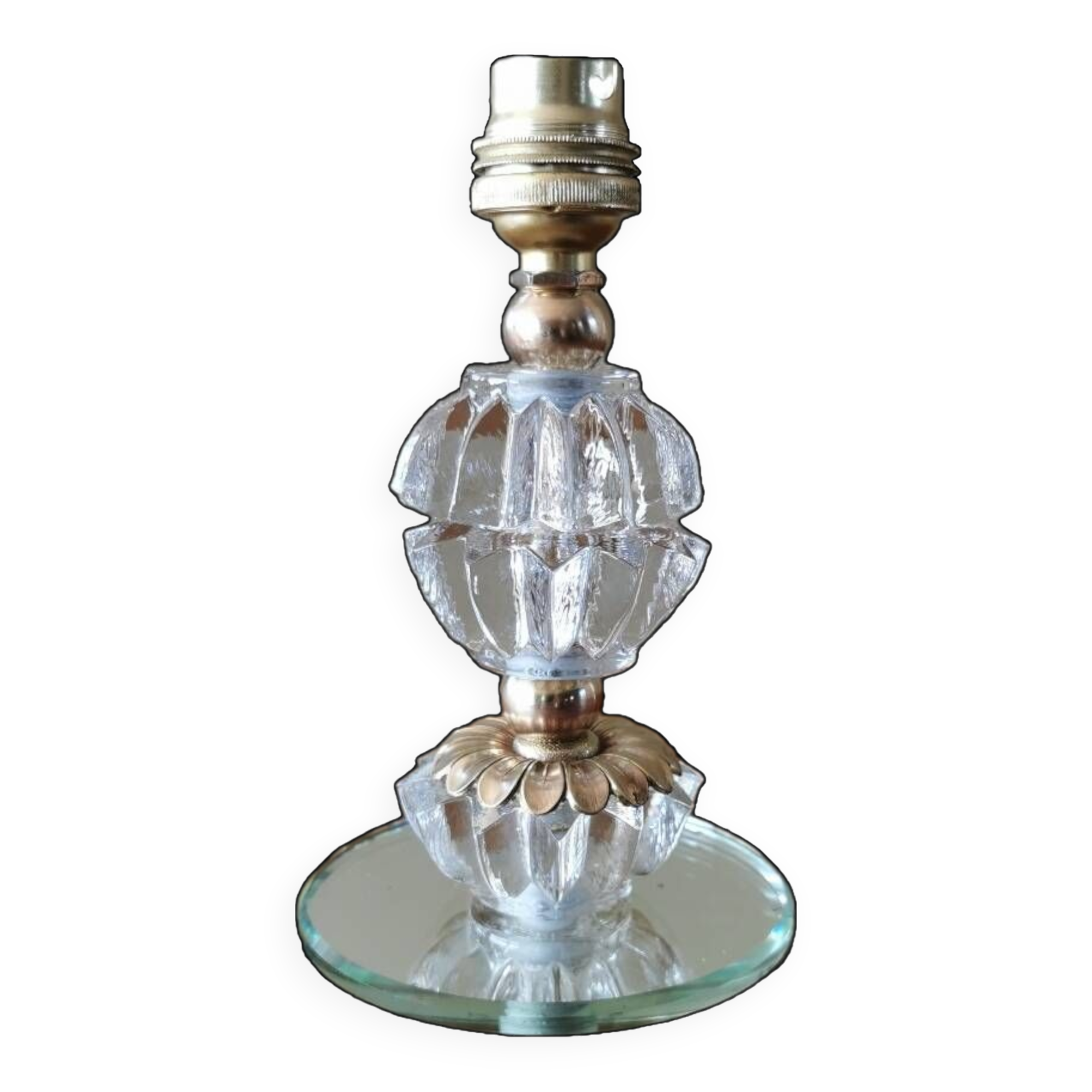 Adnet style art deco lamp base