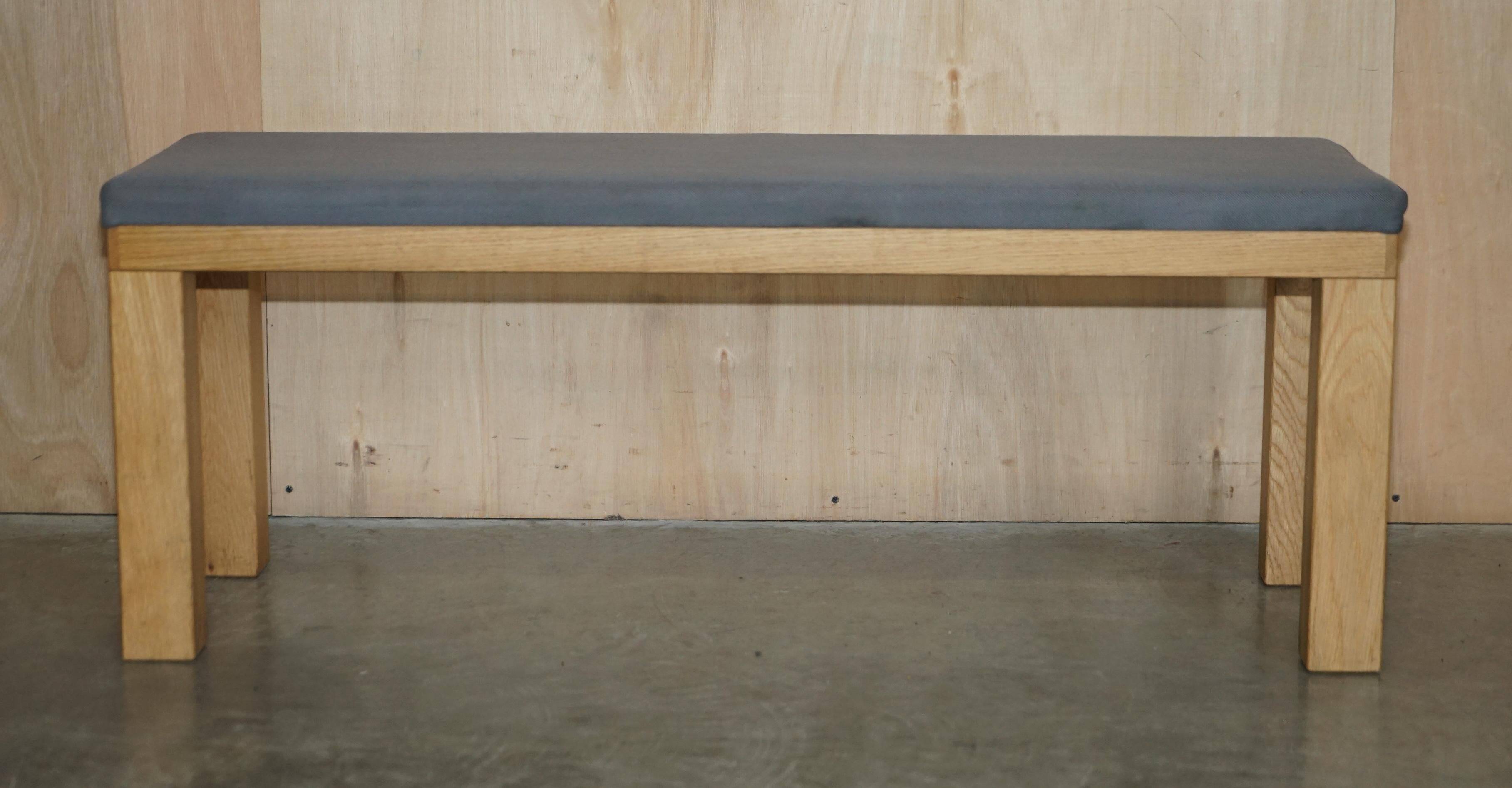 James Burleigh Bosa kitchen bench in handmade oak